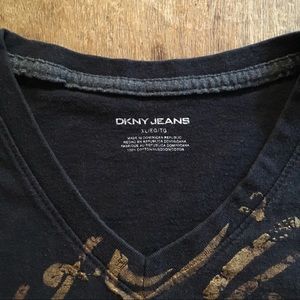 Dkny Shirts - DKNY Jeans East Village NY City VNeck Graphic Tees Dkny Shirts - DKNY Jeans East Village NY City VNeck Graphic Tees